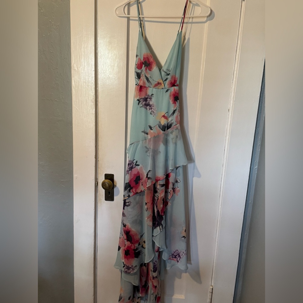 Floral midi dress by fashion nova